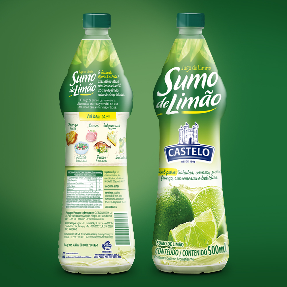 Sumo de Limão Castelo Spice Design